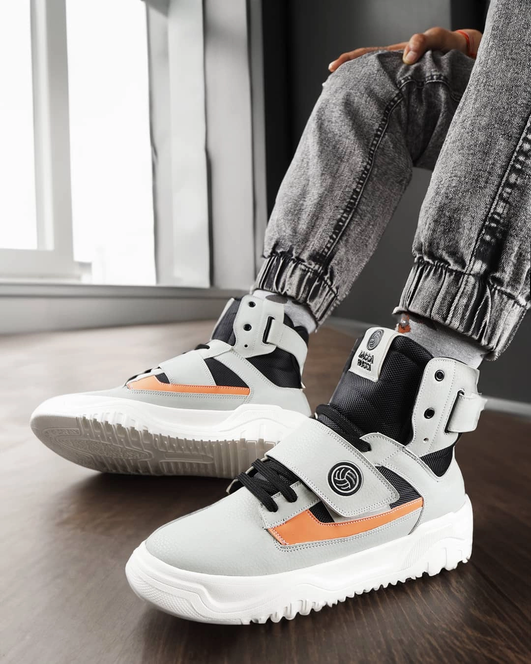 Casual Work Tennis Shoes Bacca Bucci DENVER High-Top Sneakers