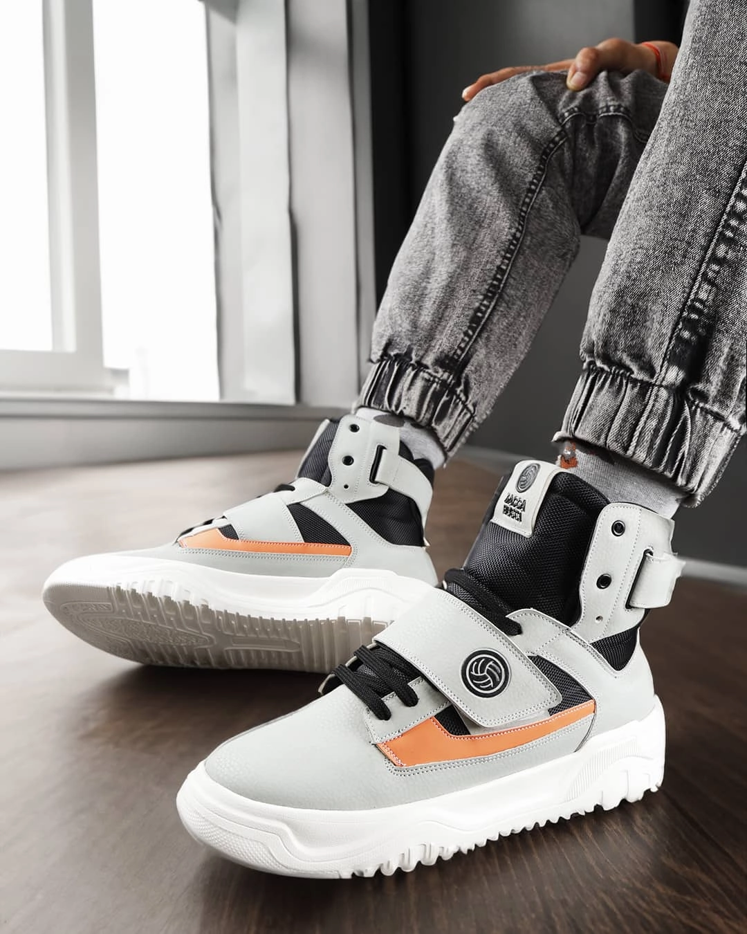 8053 Pisa Leather Platform Casual Shoes Bacca Bucci DENVER High-Top Sneakers