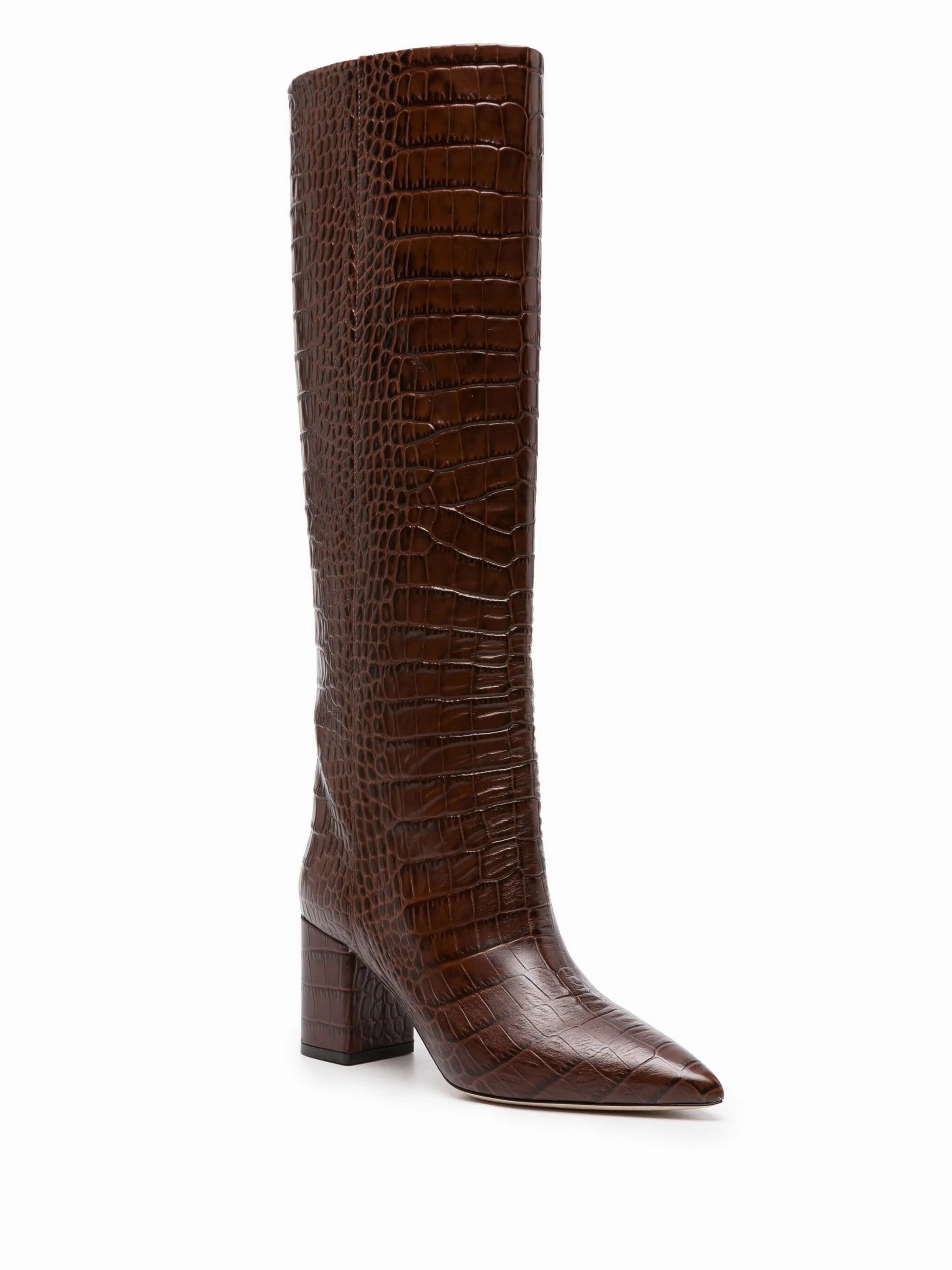 Anja 70mm crocodile-effect boots Khombu Boots
