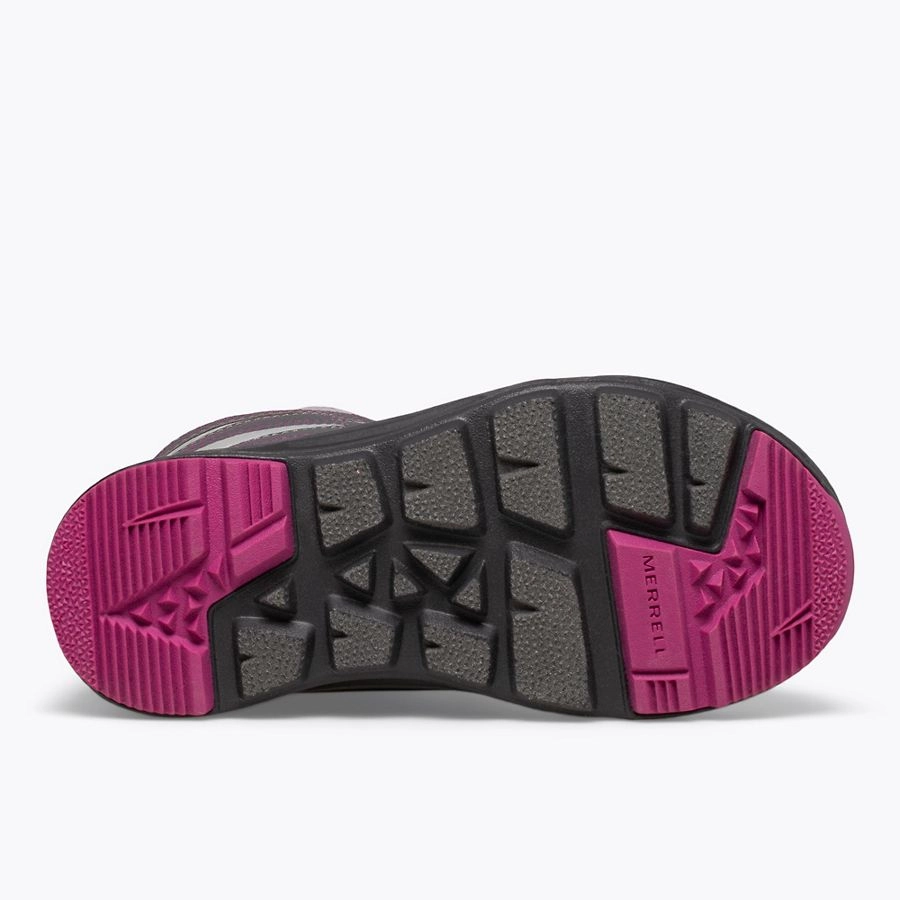 Snow Quest Lite 3.0 Grey/Berry (Size 11c-6Y) Male Boots