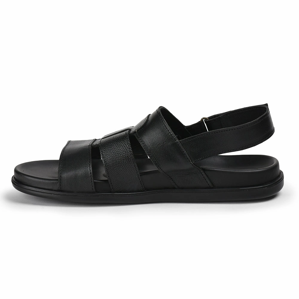 Sandals Cabo Mexico Healers By Liberty Men SOFT-4 Black Formal Sandal