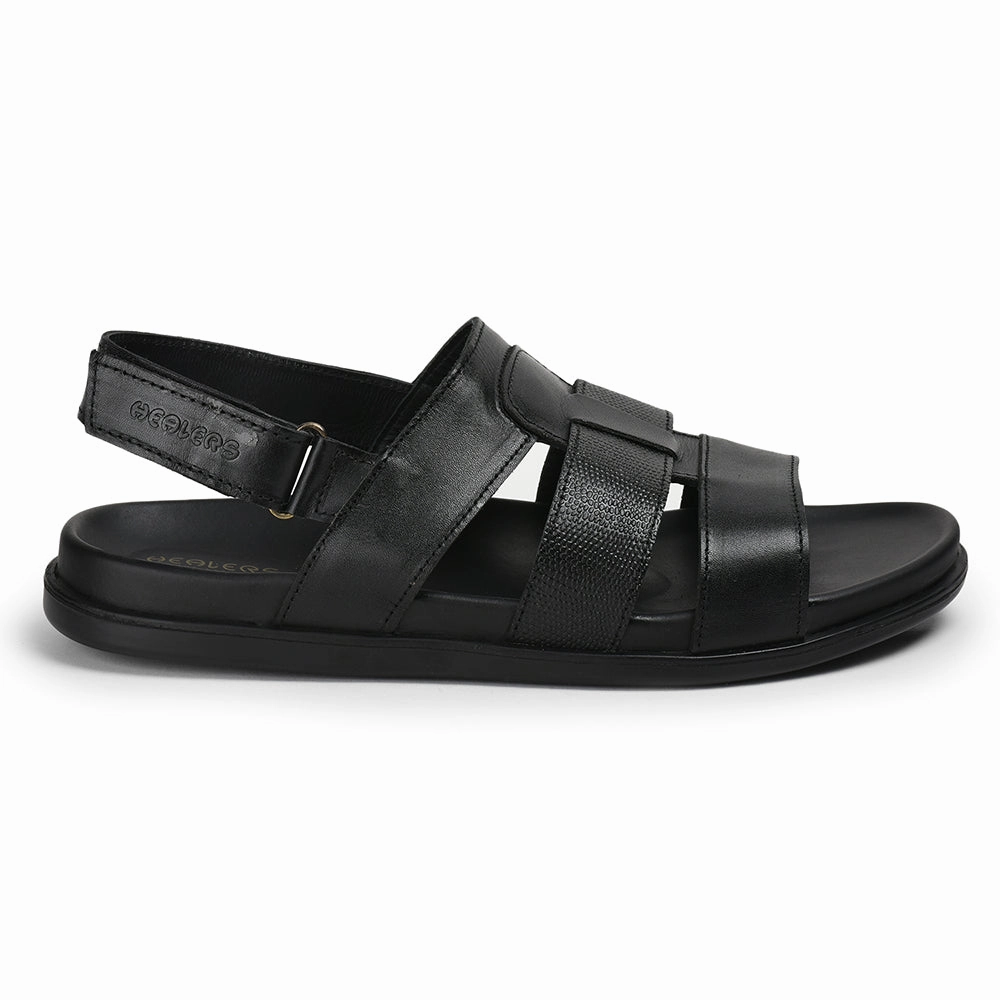 Plantation Resort Healers By Liberty Men SOFT-4 Black Formal Sandal