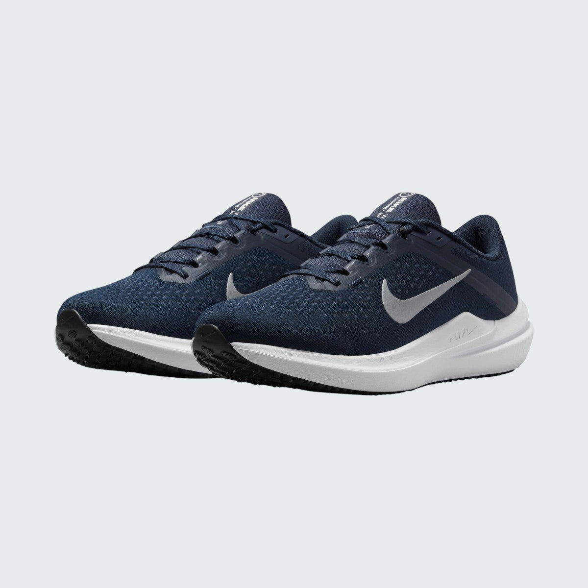 Nike Air Winflo 10 Men's Navy Blue Lightweight Running Trainers DV4022 400 Suede Nike Shoes