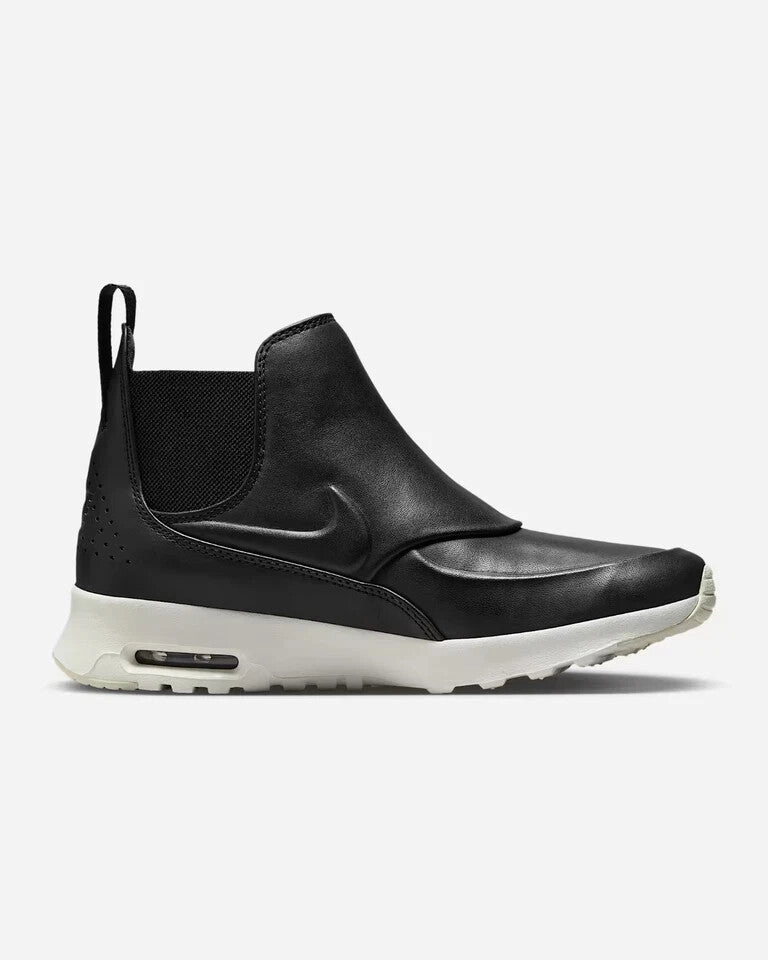 Nike Air Max Thea Mid 859550-001 Women  Black Leather Lifestyle Shoes HAM528 Nike Shoes All White