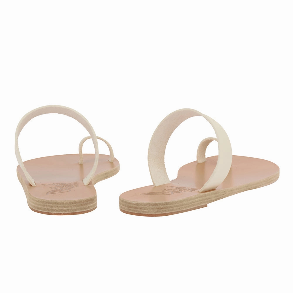 Thalia Off White Baby Jelly Sandals