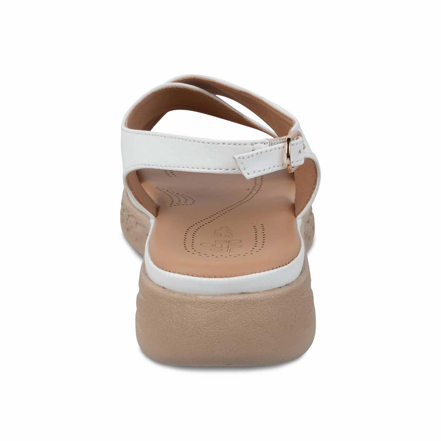 Sandals Dunn River The Havit White Women's Casual Wedge Sandals Tresmode