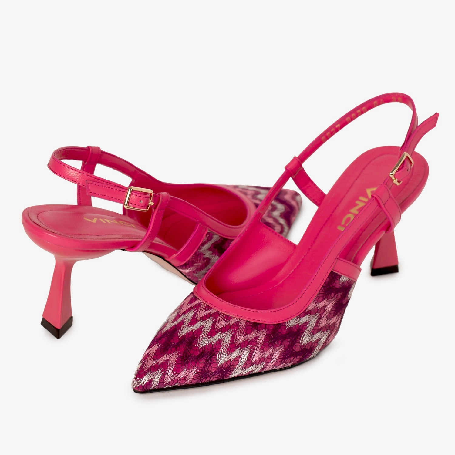 Blowfish Sandals The Napoli Fuchsia Leather Slingback Women Sandal