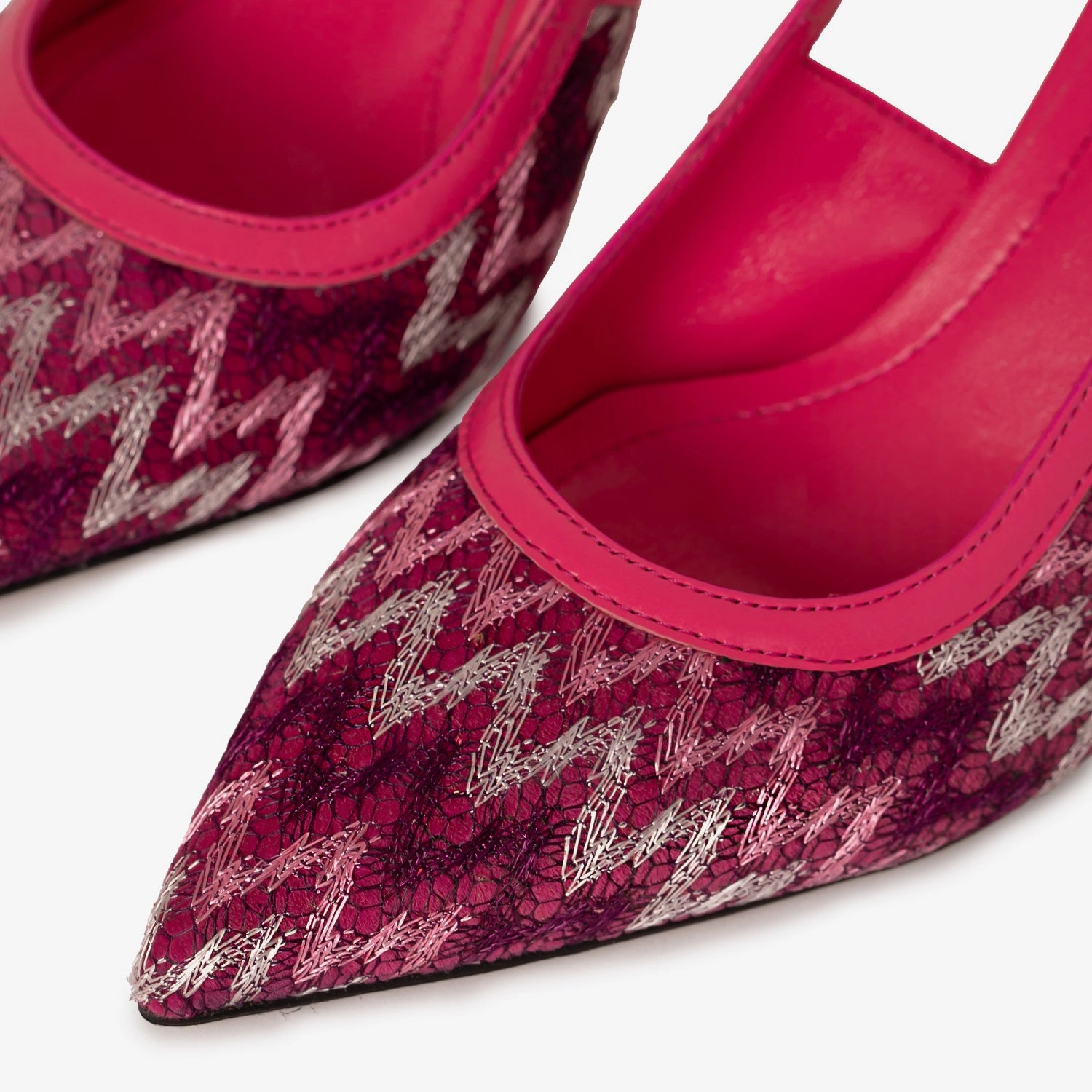 The Napoli Fuchsia Leather Slingback Women Sandal Ankle Strap Sandals