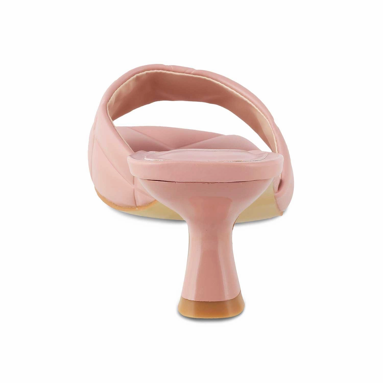 Strappy High Heel Sandals The Sicilly Pink Women's Dress Heel Sandals Tresmode