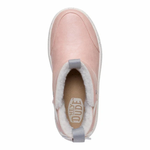 Hey Dude Camden Bow Boot Toddler Cozy Sparkle Pink High Knee Boots With Dress