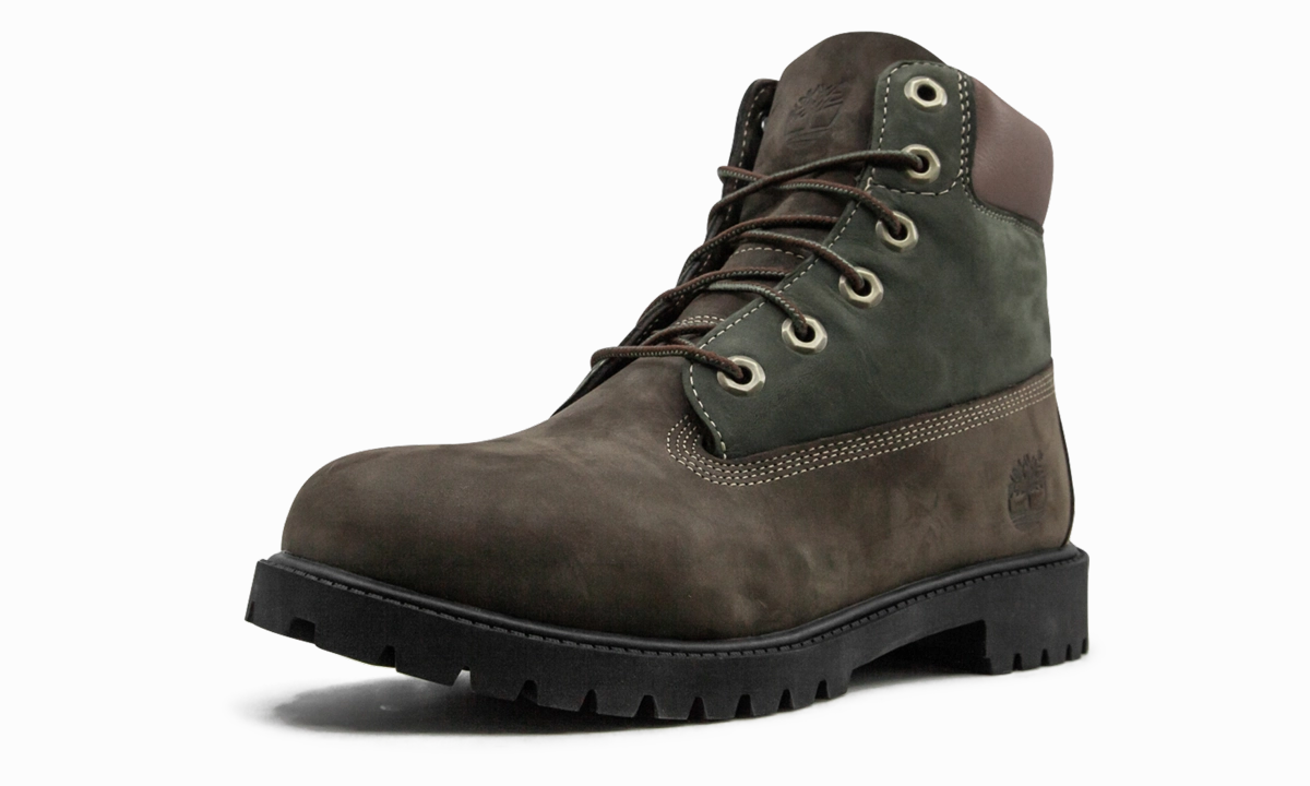 Hippopotamus Boots 6 Inch Premium "Dark Brown/Green"