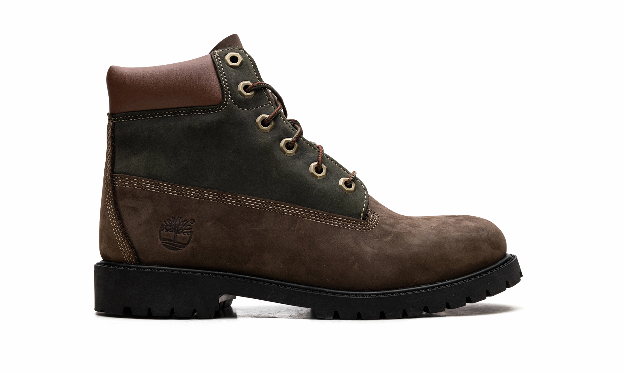 6 Inch Premium "Dark Brown/Green" 511 Boots