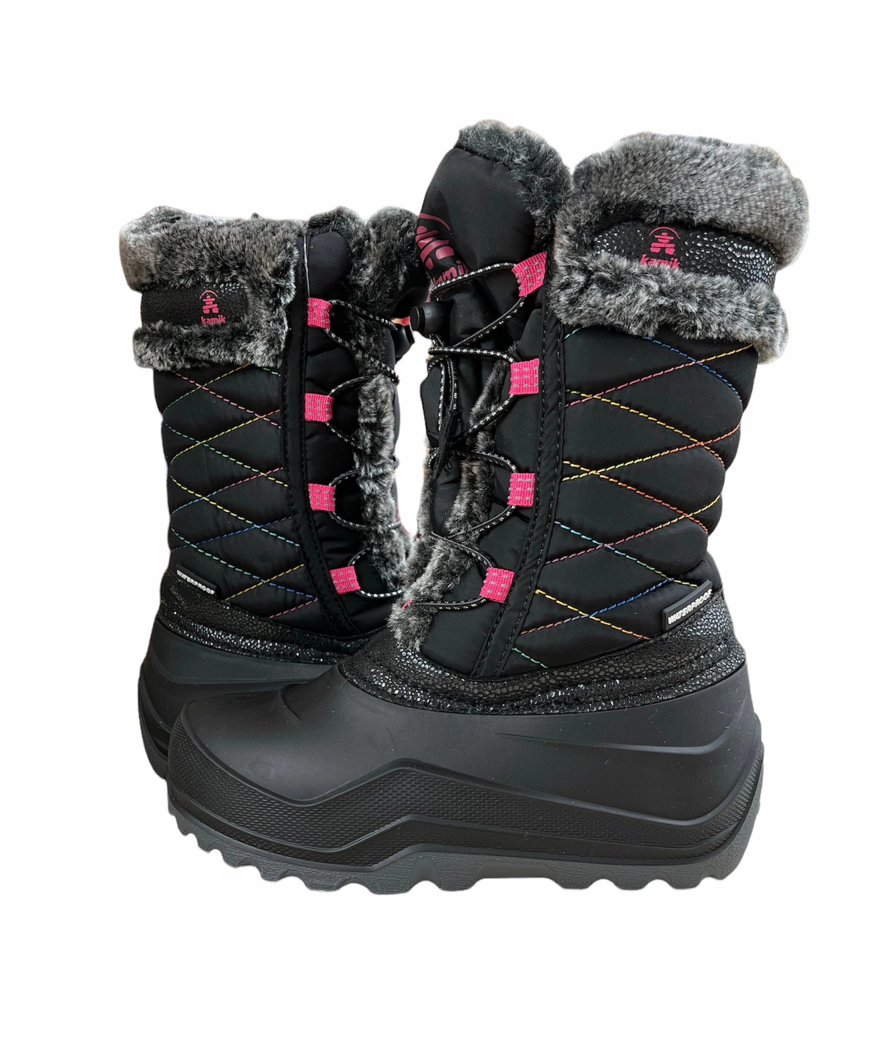 Boots With Knit Star 4 Black