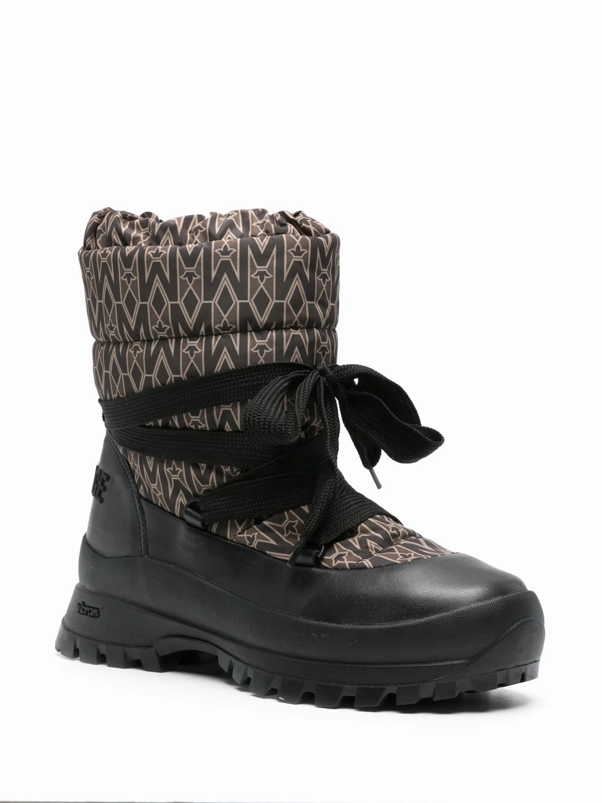 Yeezy Tactical Boots Conquer monogram-print snow boots