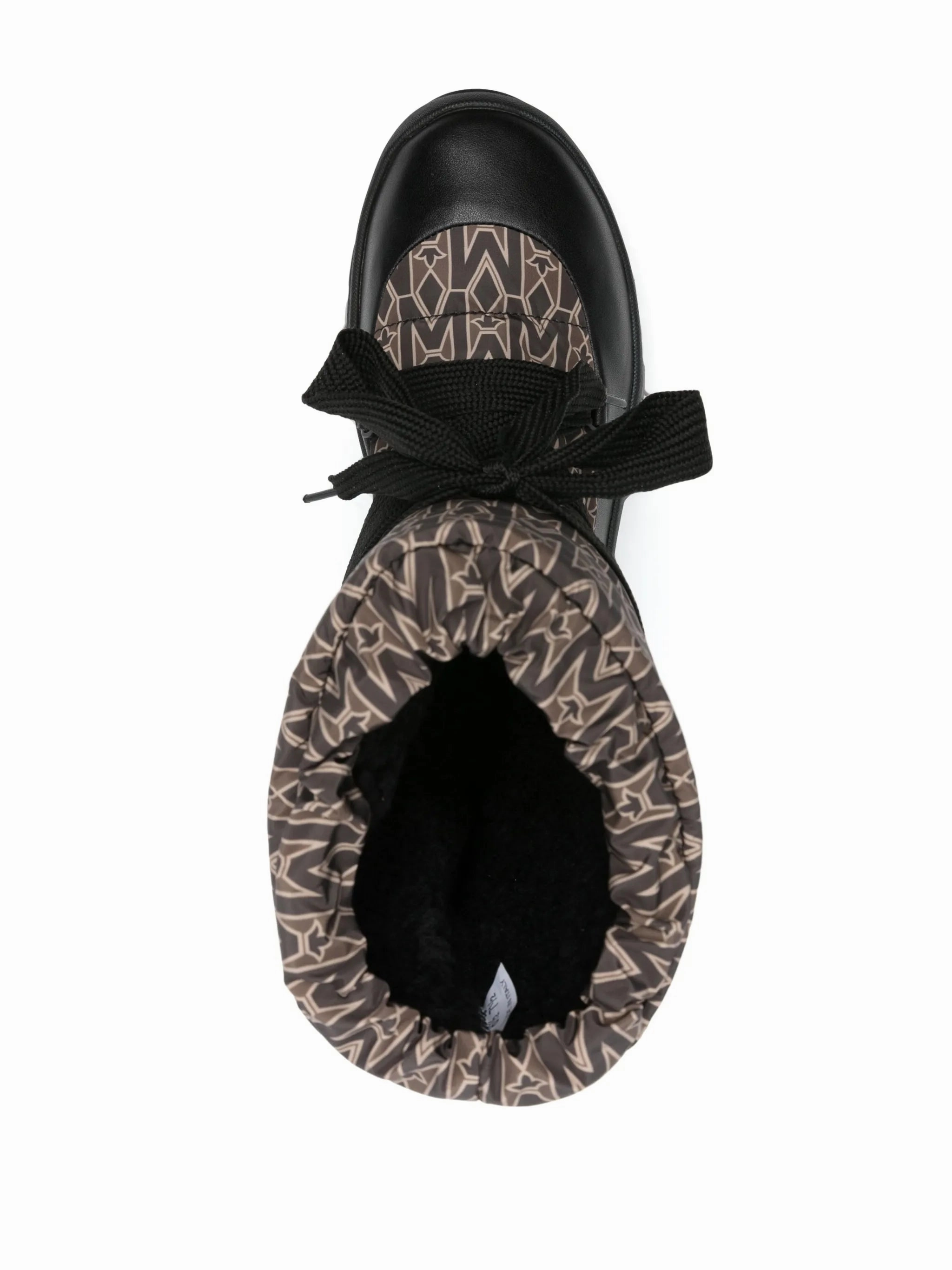 Conquer monogram-print snow boots Head Over Boots The Song