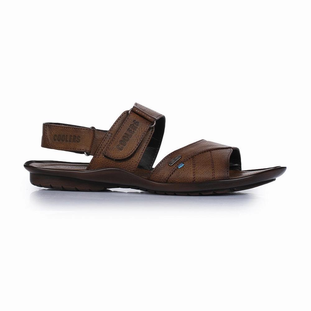 Coolers Formal Brown Sandals For Men LAF-202N By Liberty Hopara Sandals