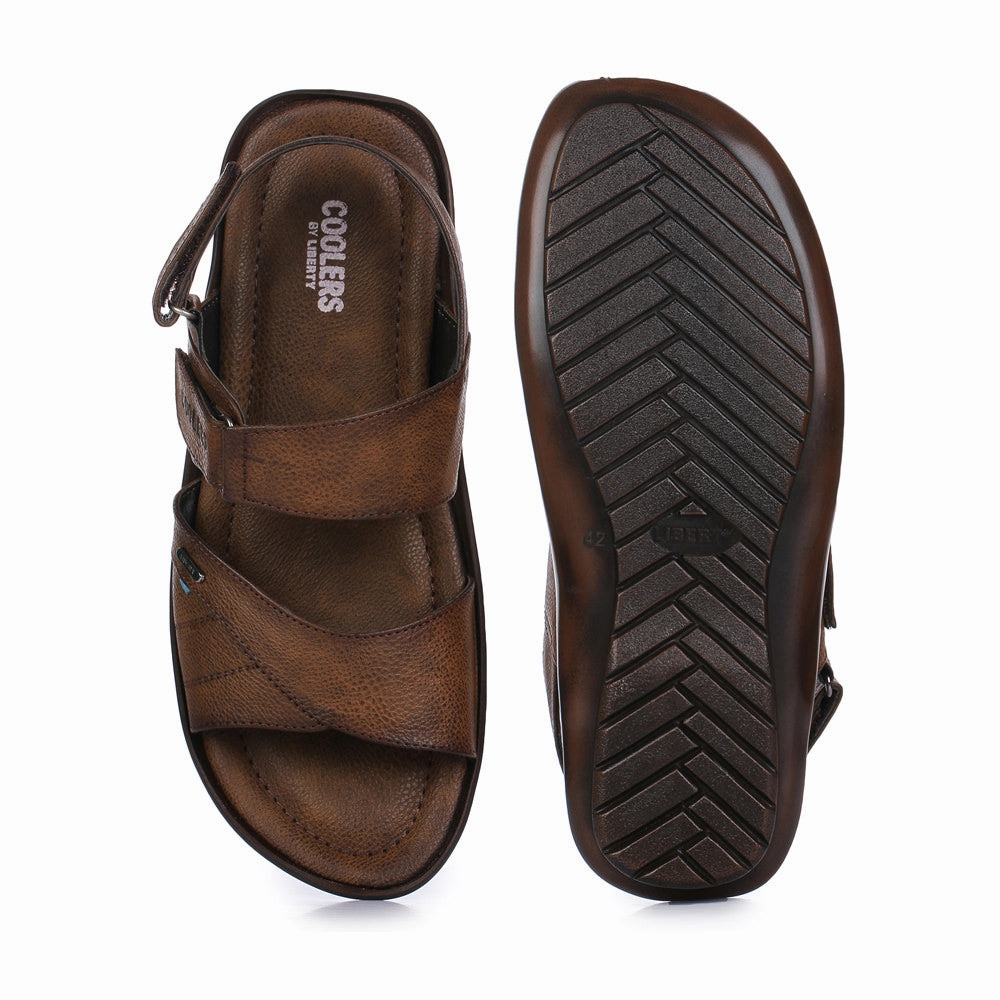 Khombu Sandals Coolers Formal Brown Sandals For Men LAF-202N By Liberty