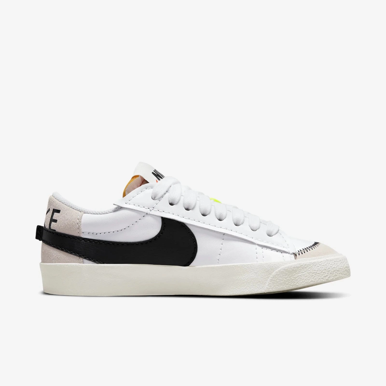 Nike Blazer Low 77 Jumbo DN2158-101 Sneakers Men's White Black Lifestyle Shoes Nike Work Shoes Non Slip