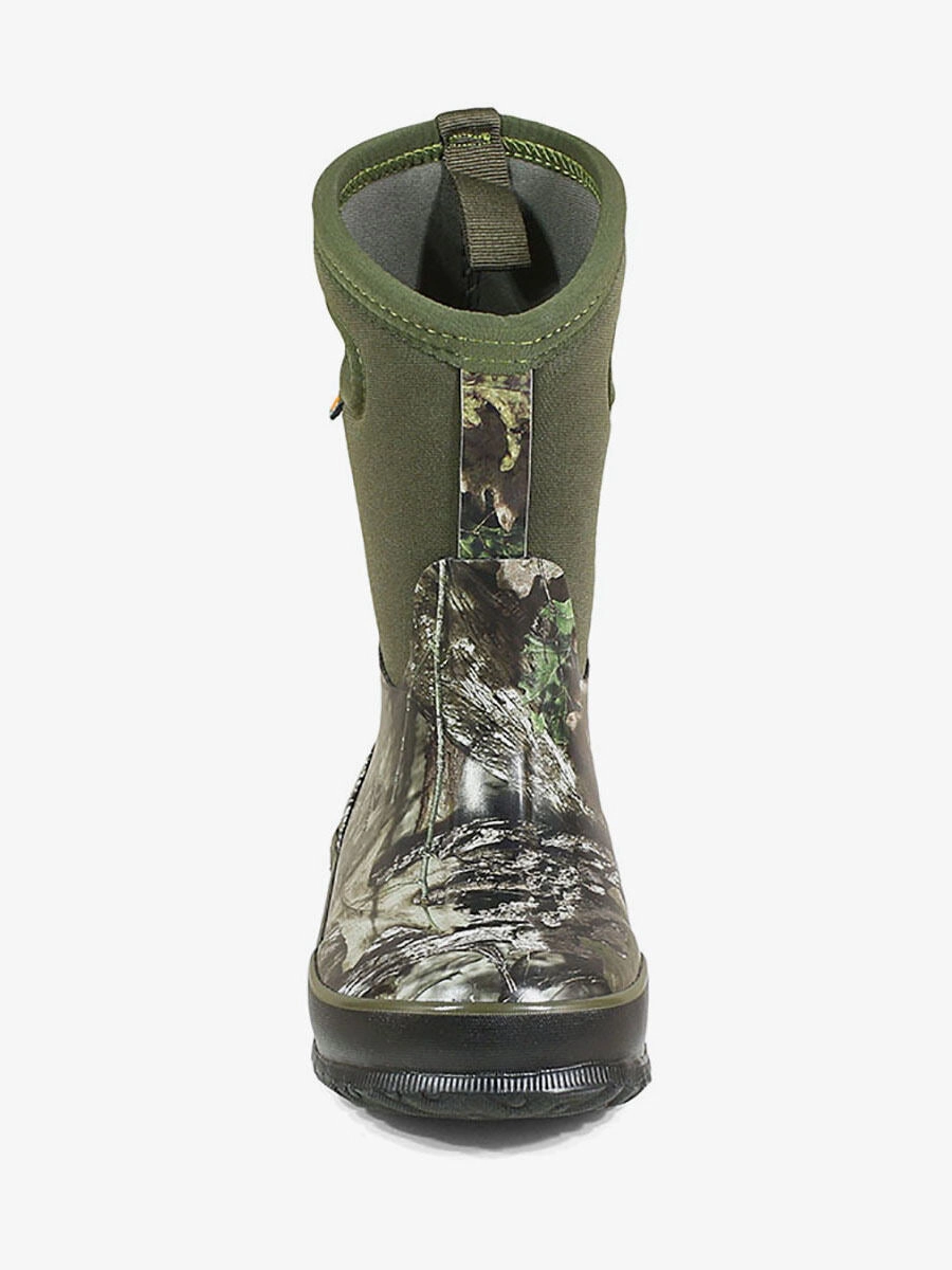 Classic Camo Tall Mossy Oak (9c-7Y) Flat Western Boots