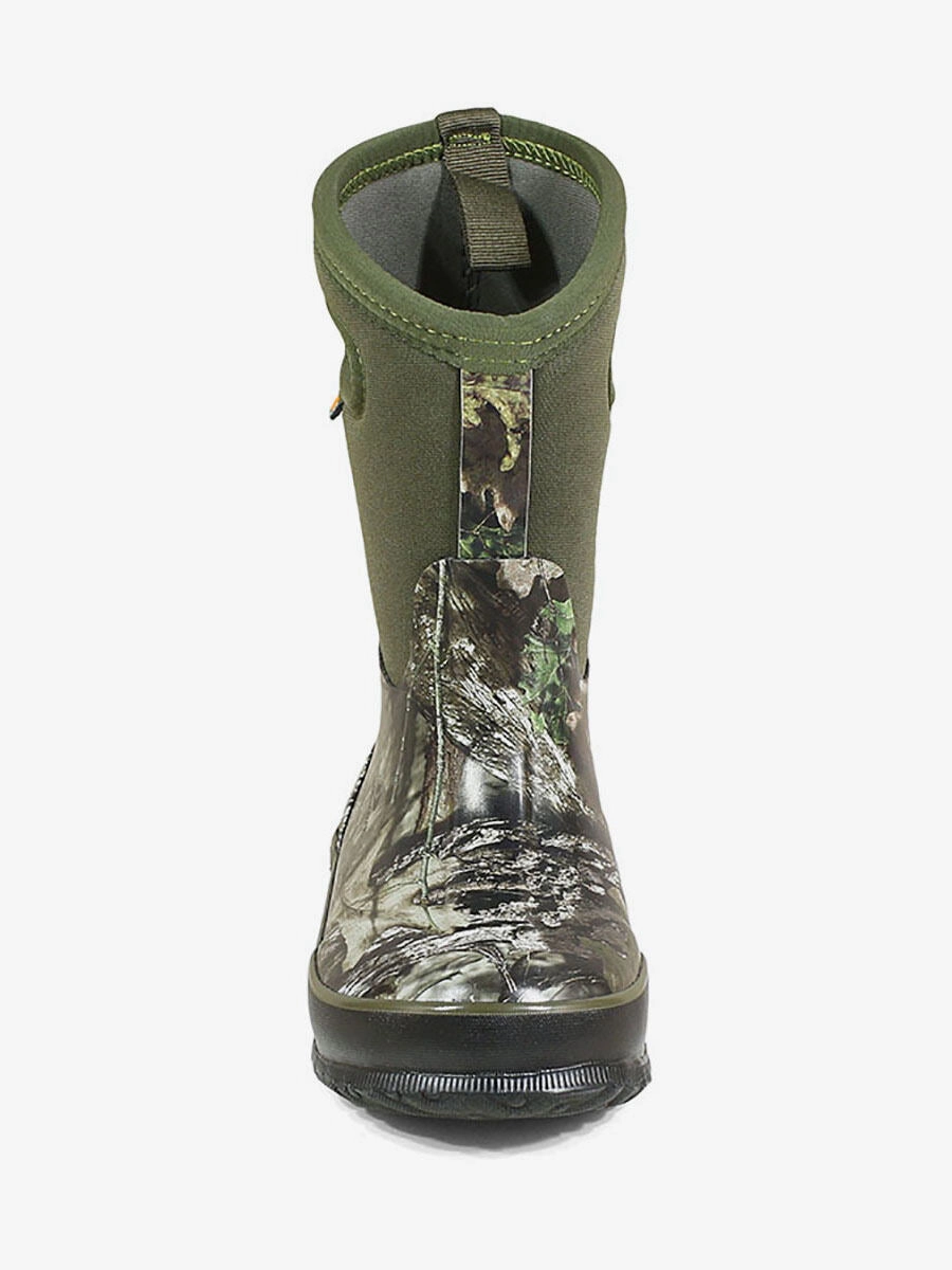 Classic Camo Tall Mossy Oak (9c-7Y) Boots With No Heel