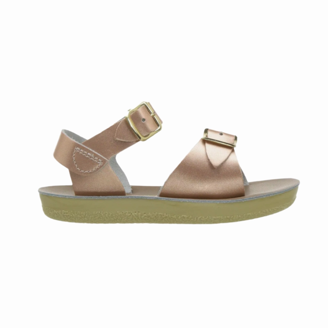Surfer Metallic (Toddler/Little Kid) Sandals Black And Gold