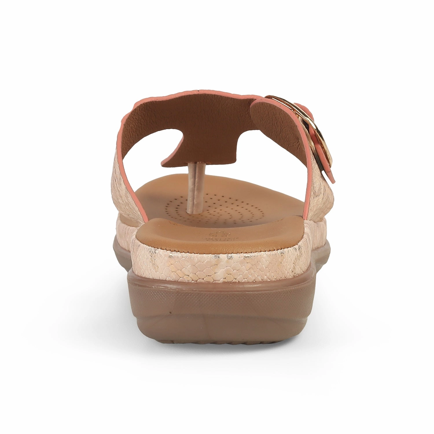 Tresmode Espoo Champagne Women's Casual Platform Flats Adventure Sandals