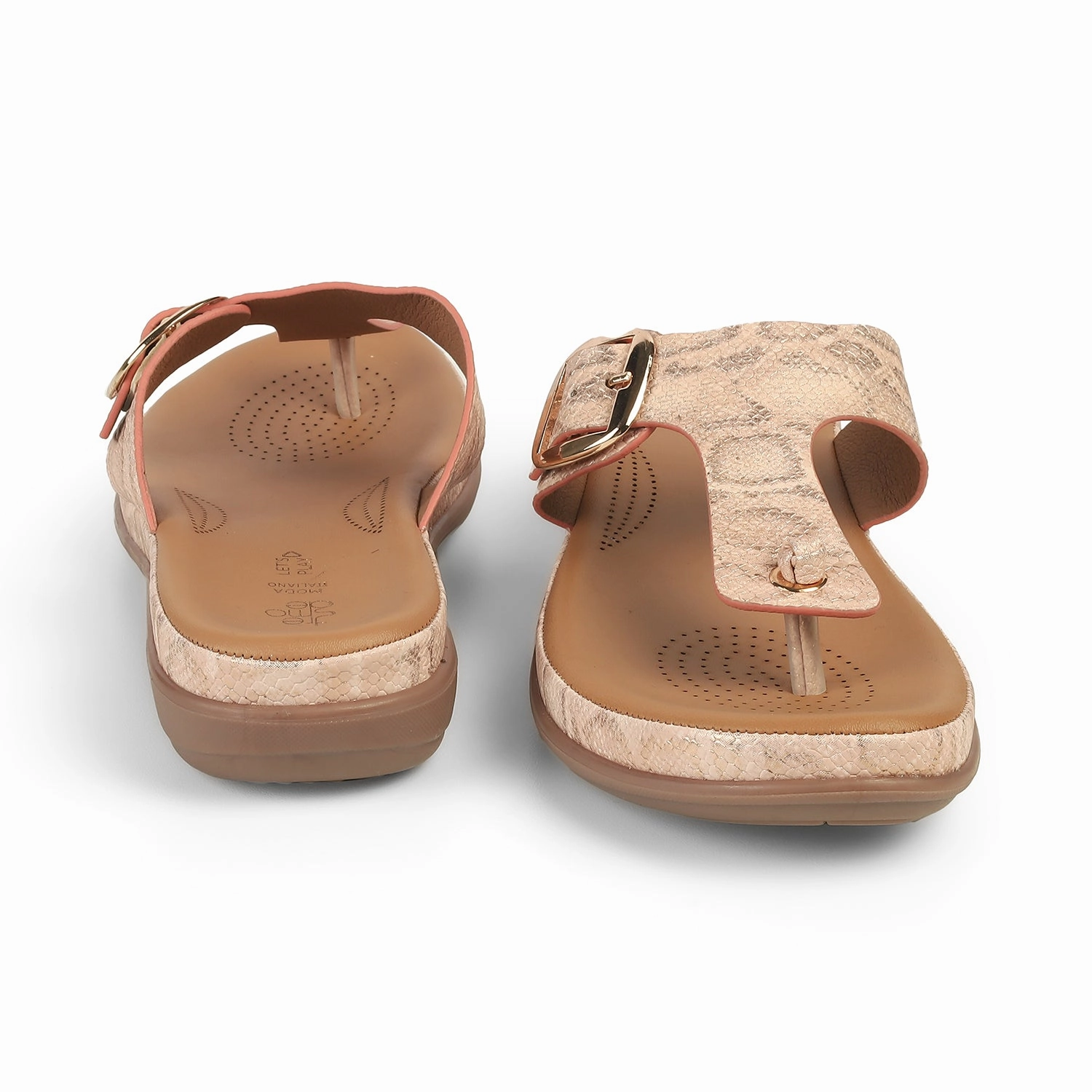 Tresmode Espoo Champagne Women's Casual Platform Flats Sandals Birkenstock