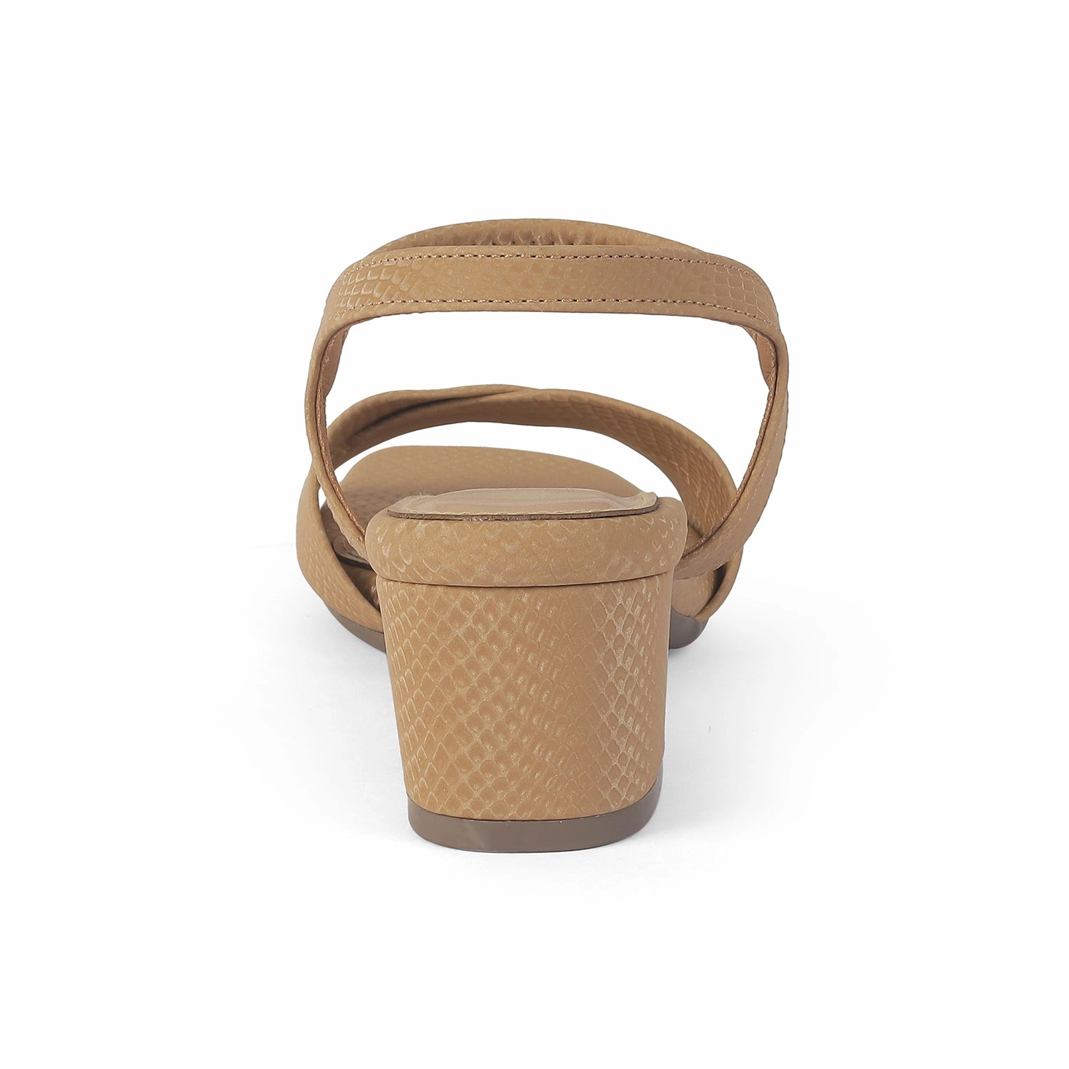 Tresmode Lux Beige Women's Dress Block Heel Sandals Suede Wedge Sandals