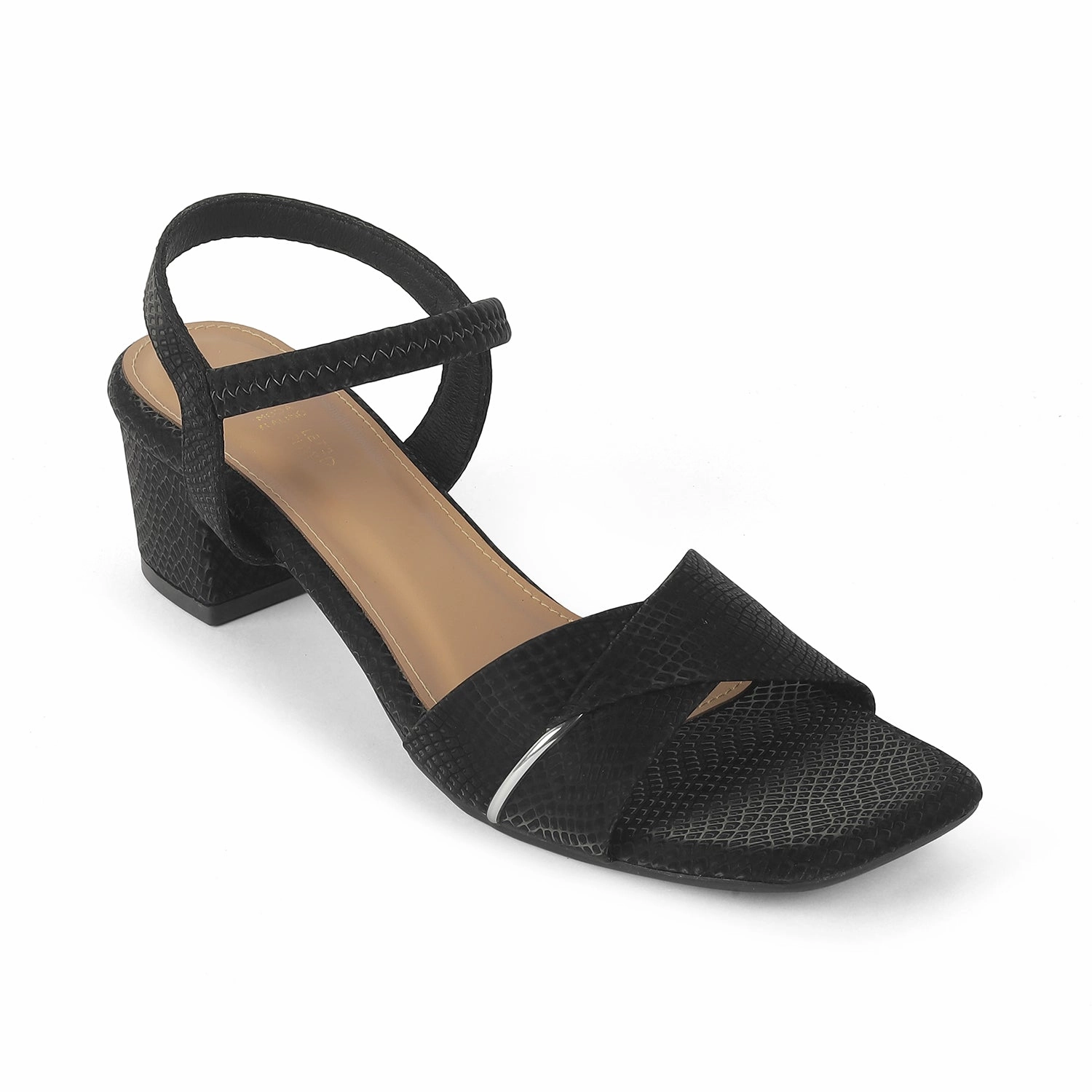 Sandals Espadrilles Tresmode Lux Black Women's Dress Block Heel Sandals