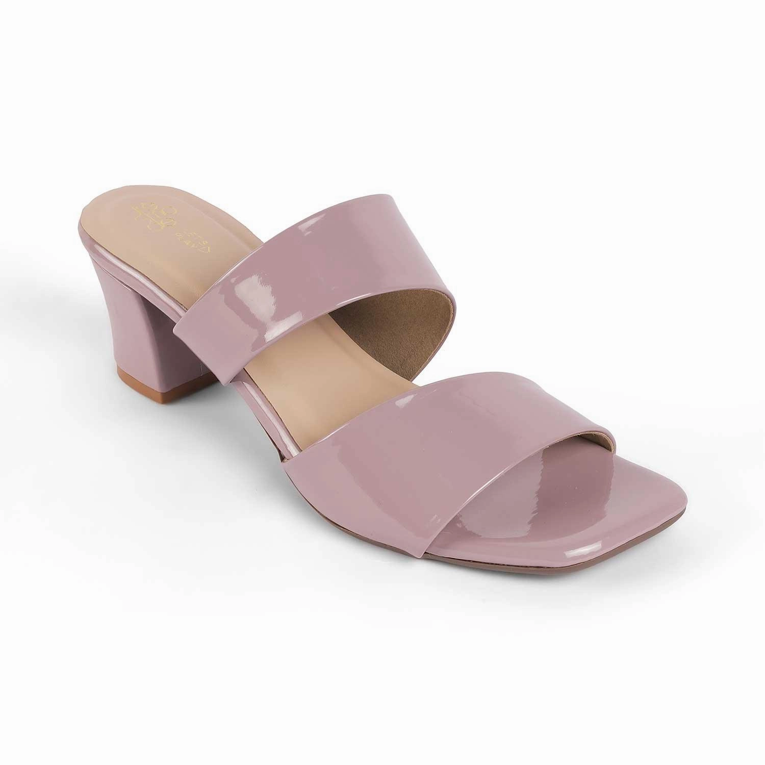 Pump Sandals Tresmode Sania Lilac Women's Dress Block Heel Sandals