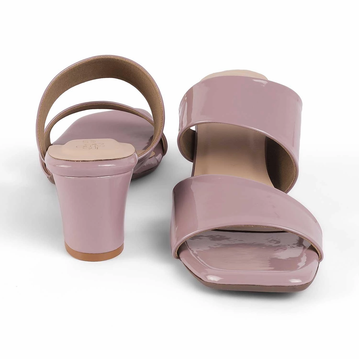 Tresmode Sania Lilac Women's Dress Block Heel Sandals Gentle Souls Sandals