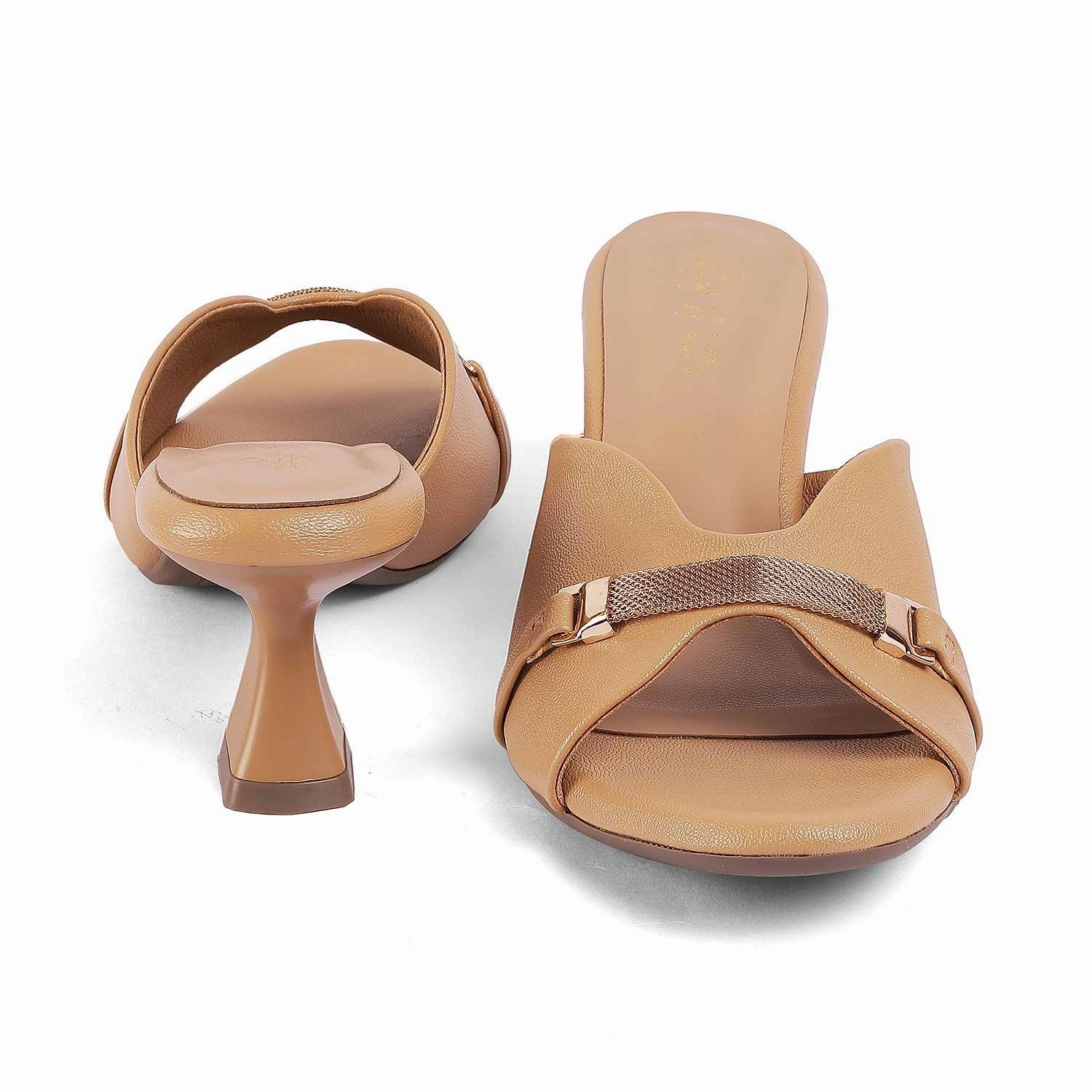 By Laundry Sandals Tresmode Trigger Beige Women's Dress Heel Sandals