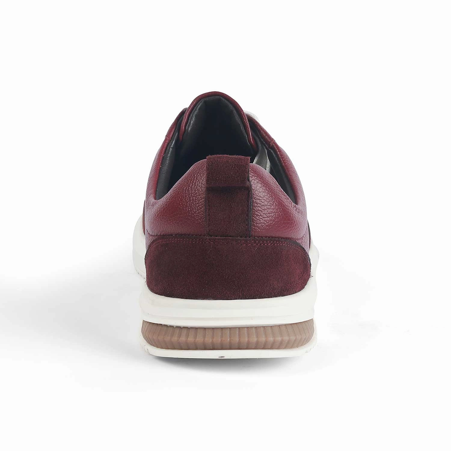 Tresmode Vorsa Red Men's Suede Leather Sneakers Business Casual Attire Shoes