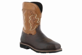 Kiltie Boots Hoss Showdown Composite Toe Western Boot Brown