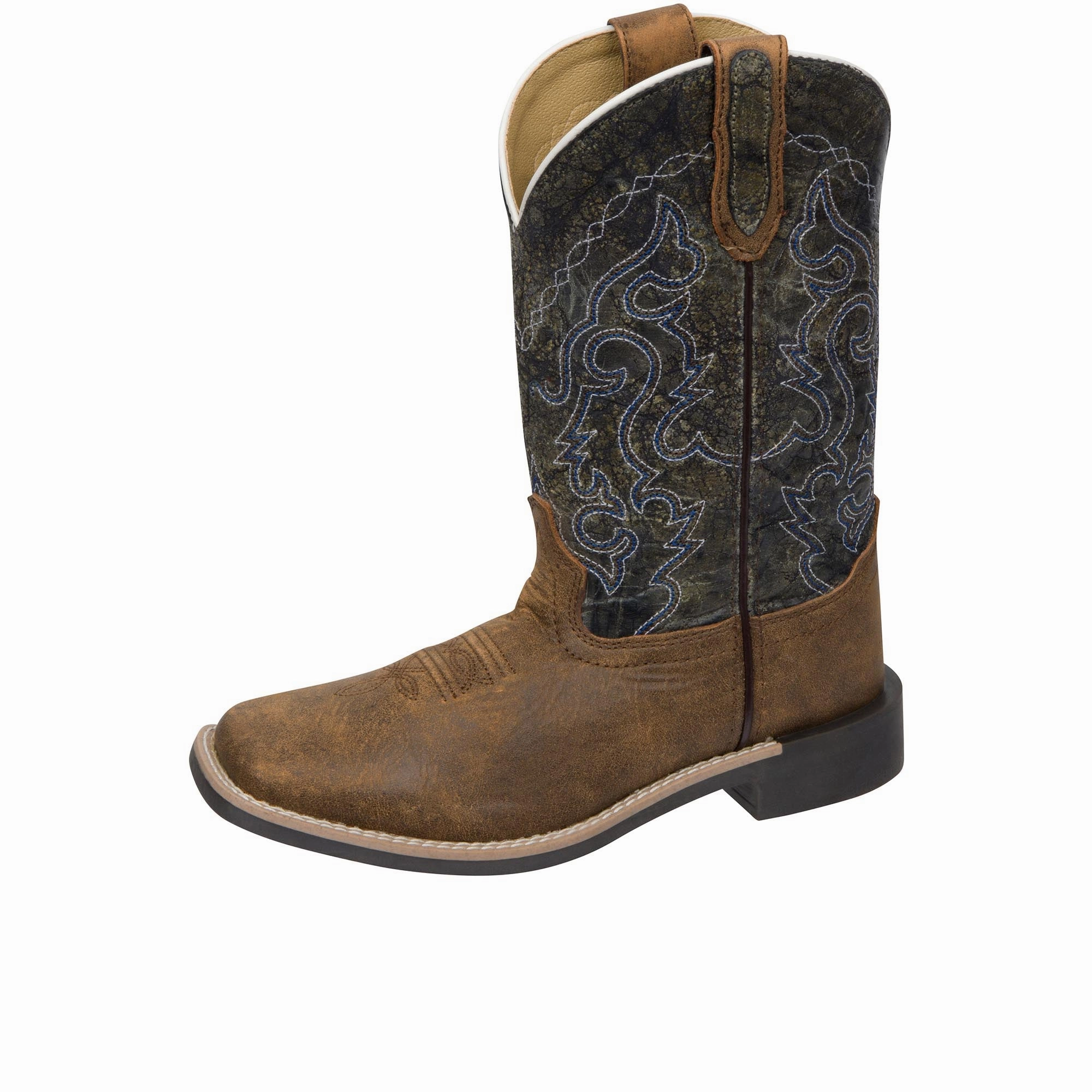 Equine Bell Boots Smoky Mountain Boots Western Brown Navy