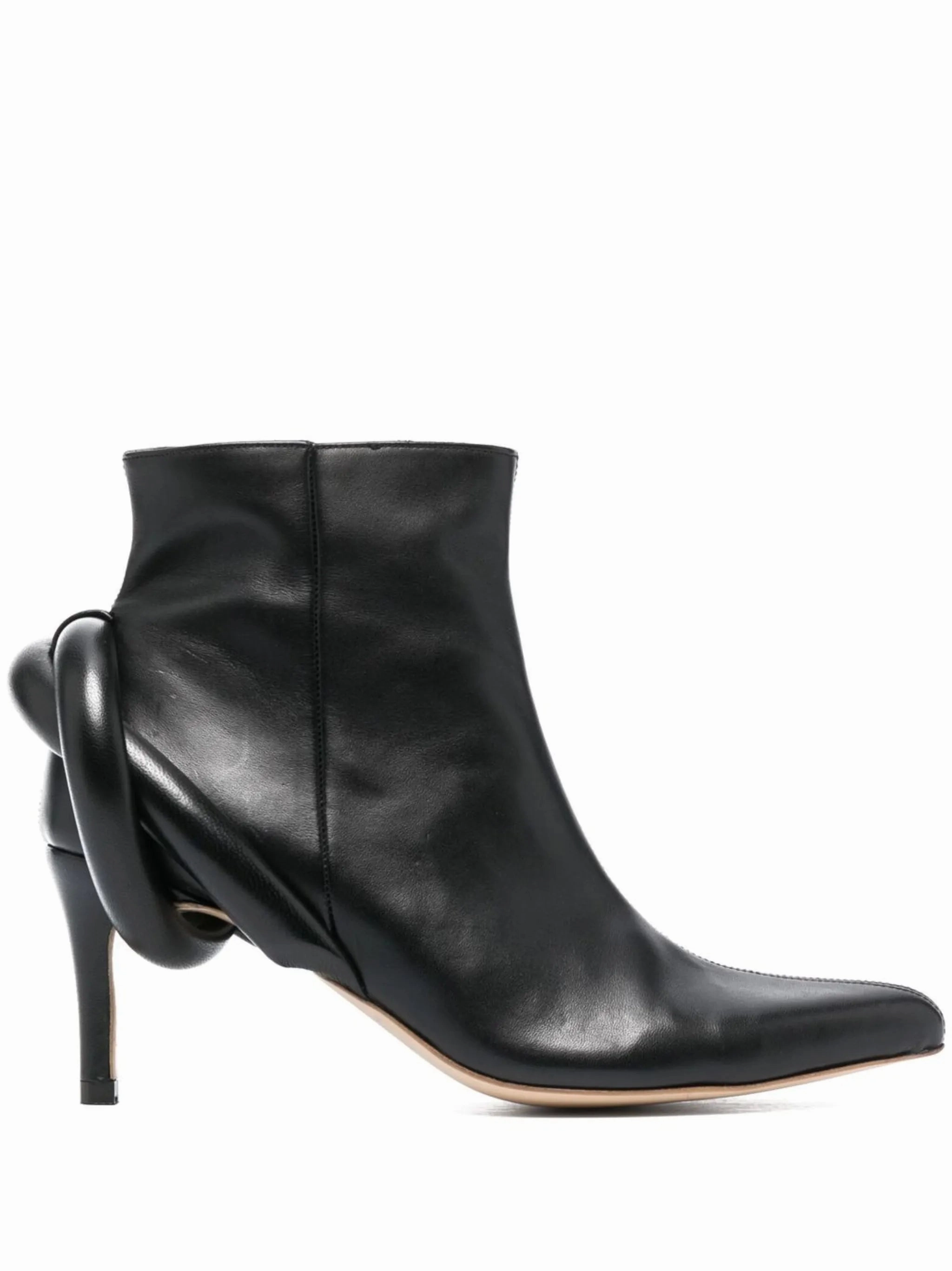 Boots And Slacks Closer 75mm Puffy Knot ankle boots