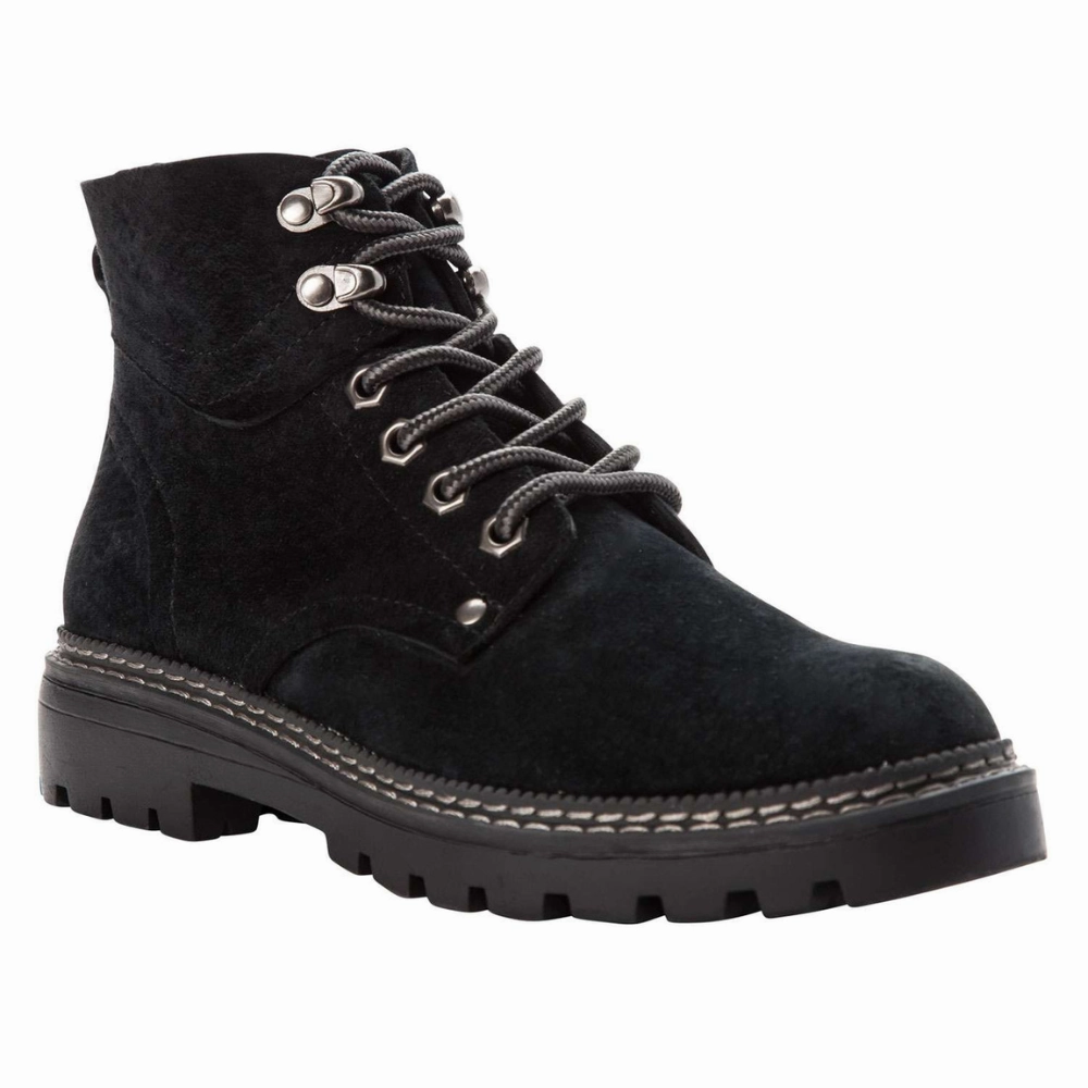 Propet Dakota Black Suede Boot (Women's) Indigo Rd Boots