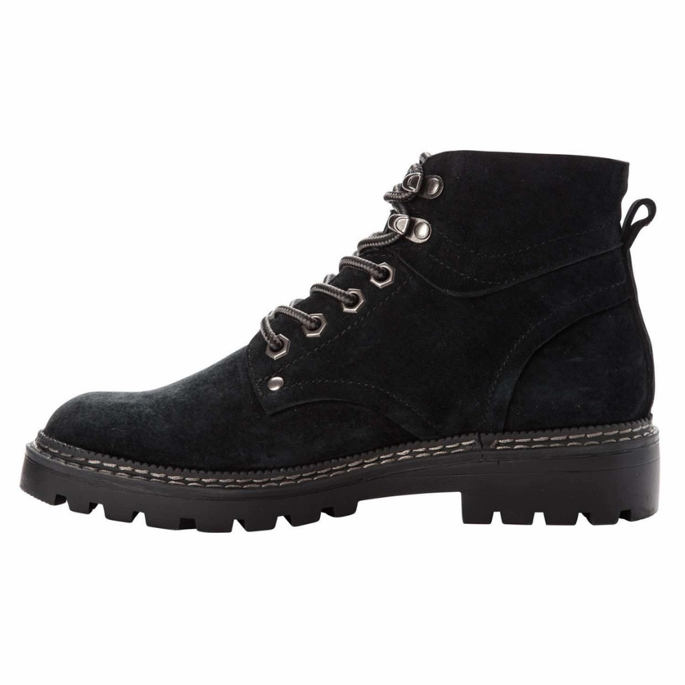 Propet Dakota Black Suede Boot (Women's) Lined Boots