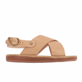 Flat Strappy Sandals Little Maria Soft Natural