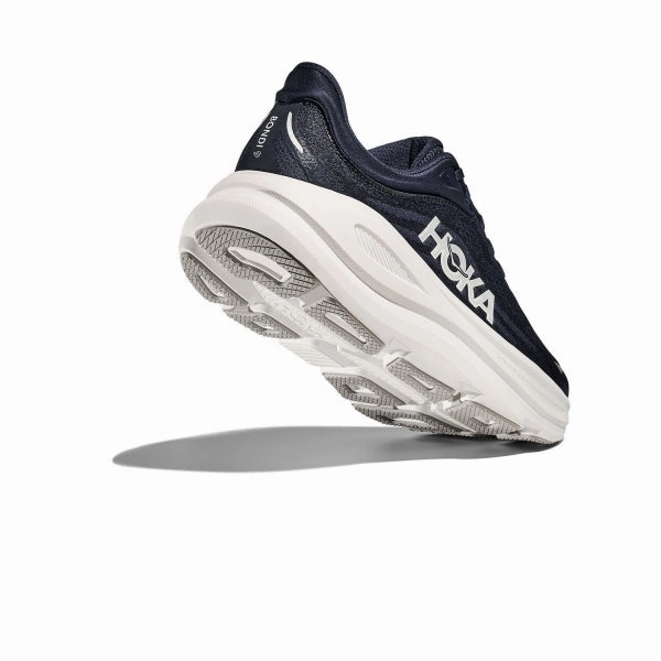 Best Shoes For Standing Men's - HOKA Bondi 9 - Varsity Navy/White