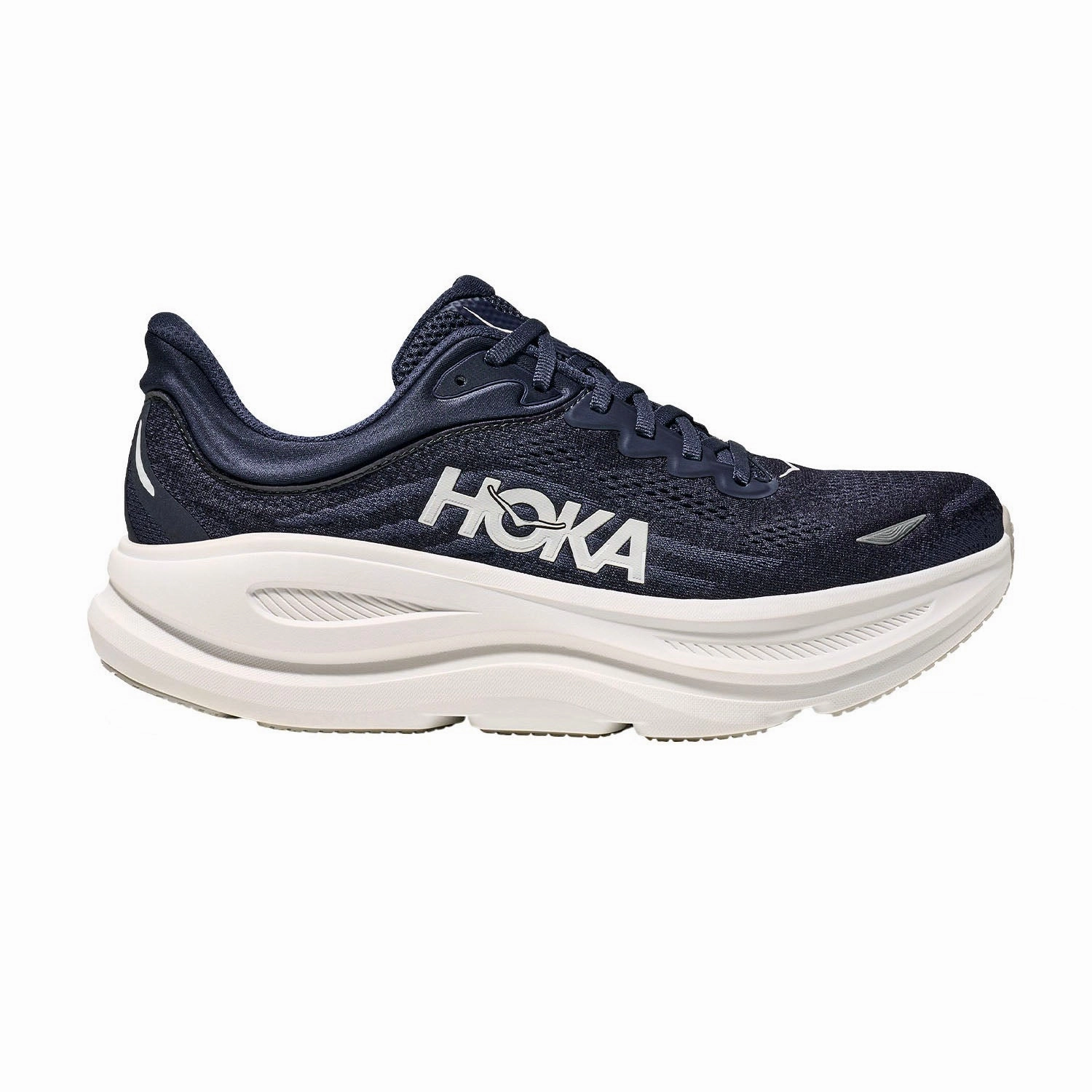 Men's - HOKA Bondi 9 - Varsity Navy/White Shoes Online Australia