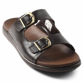 Healers Brown Casual Sandal For Men MDL-11E By Liberty Sandals And Plantar Fasciitis