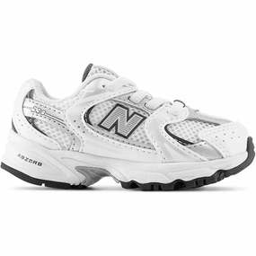New Balance 530 Kids Bungee Lace Sneakers White Municipal Sneakers