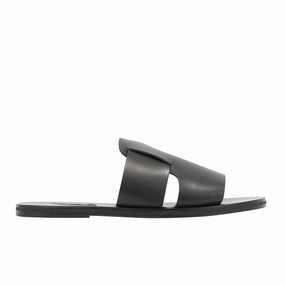 Miltiadis Black Deals On Sandals