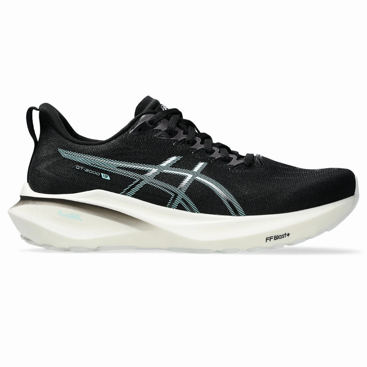 WOMEN'S GT-2000 13 - B - 004 BLACK/ILLUMINATE MINT Upcoming Asics Shoes