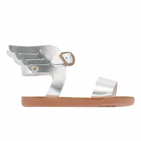 Clarks Sandals Clearance Little Ikaria Soft Silver