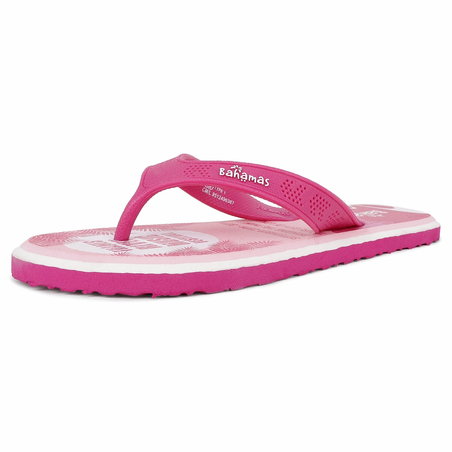 Flip Flops for Women BHL 264 Double Buckle Sandals