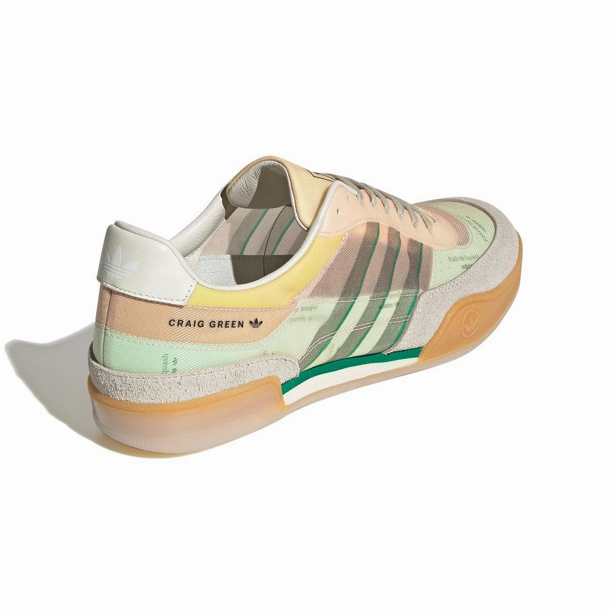 Fear Of God Adidas Basketball Shoes   Craig Green Squash Polta AKH 'Cream Bold Green'