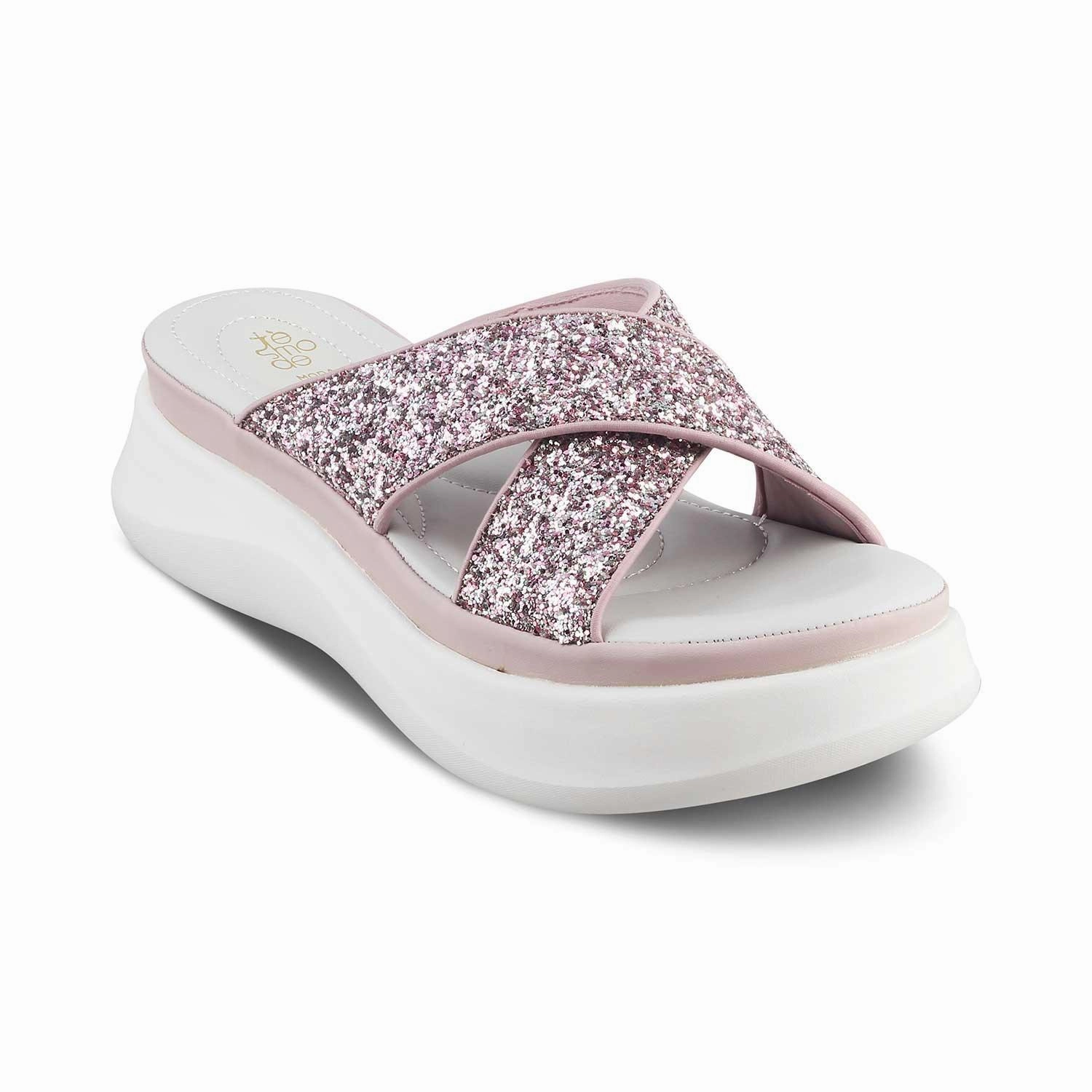 Sexy Sandals The Tonned Pink Women's Dress Wedges Tresmode