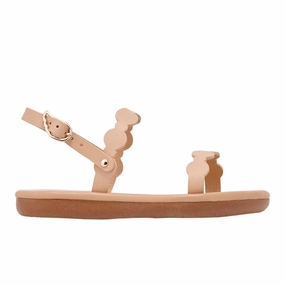 Little Orion Soft Natural Sandals Flower